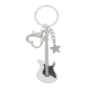LoviRa Creative Mini Musical Instruments Guitar Keychain Keyring Women Men Gift