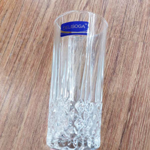 DELISOGA High ball clear glass engraved bottom whisky glass water glasses (1PC/6PCS SET) DSKB028-3❣️