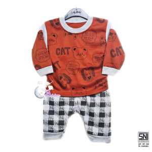 BAJU BAYI LAKI LAKI SETELAN ANAK COWO LUCU STELAN COWOK 6 12 BULAN KEREN TRENDY KEKINIAN HELLO FRIEND HEWAN TANGAN PANJANG