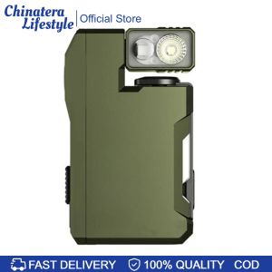 EDC Flashlight 400 Lumens Magnetic with RGB Light for Outdoor Home Emergencies