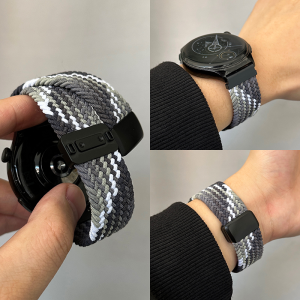 Nylon braid Magnetic buckle Strap for Huawei watch 5 GT6/GT5 Pro 46mm Sports band for Huawei GT4 46mm