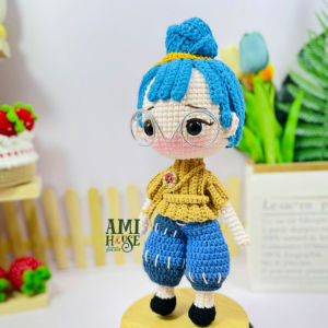 Búp bê May & Cody It Takes Two bằng len móc | Gấu bông handmade cao cấp 100% sợi cotton - Ami House