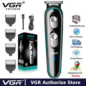 VGR 2022 V-030 Waterproof Hair Trimmer Display  Hair Clipper Grooming Low Noise Titanium Ceramic Blade Adult