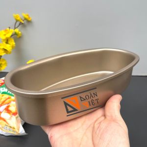 Khuôn Bánh Mì Hoa Cúc Khuôn Oval Đúc THÉP CARBON CHỐNG DÍNH - Dụng Cụ Làm Bánh Khuôn Bánh - Dùng nướng bánh mì bông lan rau câu