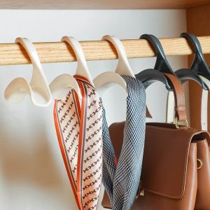 <INLIFE>Acrylic Handbag Hanger Rack Wont Let Bags Deformed Arch hook organizer for bags hanger Multipurpose