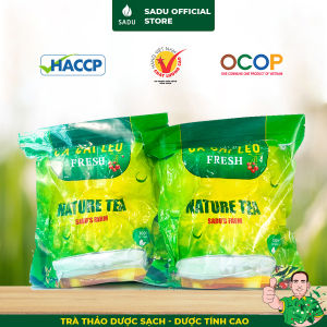 Trà giải độc gan Túi lọc Cà gai leo SADU hỗ trợ Thải độc mát gan tăng cường chức năng Gan