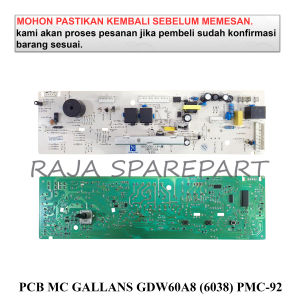 PMC-92 BOARD MESIN CUCI / MODUL MESIN CUCI / PCB MESIN CUCI GALLANZ GDW60A8 (6038) PMC-92