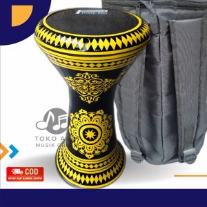 Darbuka almunium Cor dumbuk berkualitas ukuran 8 in mika powerbeet Rebana hadroh