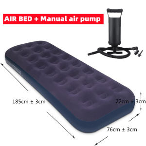 Inflatable Air Mattress Double Single Inflatable Bed Queen King Size Camping Tent Foldable Portable Indoor Airbed