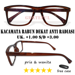 ADA HARDCASE - Kacamata Khusus Rabun Dekat (plus) Ready Ukuran +1.00 +1.25 +1.50 +1.75 +2.00 +2.25 +2.50 +2.75 +3.00 Frame Kotak Bisa Di Pakai Orangtua Cewek Cowok - COD