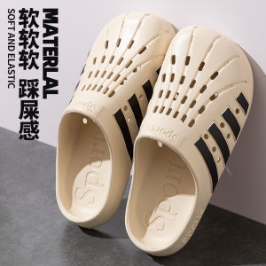 Free Shipping New WomenS Clogs EVA Strap Sandals Water Shoes Beach Hollow-Out Shoes Outdoor Wear Closed-Toe Half Slippers Trendy