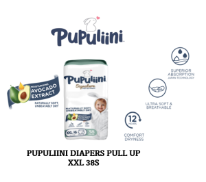 PUPULIINI SIGNATURE PULL-UP DIAPERS XXL 38S