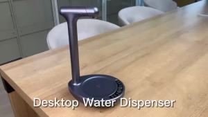 Desktop Water Bottle Dispenser USB Charging Button Control 6 Levels of Quantitative Water Adjustment Portable Smart Water Pump