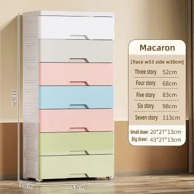 Durabox Cabinet Drawer Storage Cabinet Thickened Plastic Wardrobe Home Organizer Dust Multifunction Organizer For Clothes With Wheels