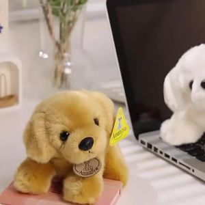 ของเล่นตุ๊กตาสุนัขโกลเด้นรีทรีฟเวอร์จำลอง ตุ๊กตาสุนัขยืน ของเล่นตุ๊กตาตกแต่งห้องนั่งเล่น ของขวัญวันเกิด Hot