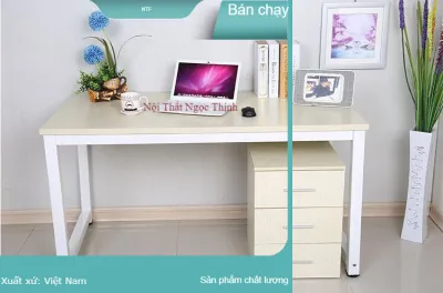 Bàn làm việc chất lượng cao kích thước 120x60x75Cm không bao gồm tủ sách