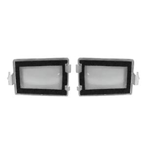 Rear License Plate Lamp Cover Precise Fit High Brightness IP67 Waterproof Polycarbonate Housing 68020954AB 68020955AB