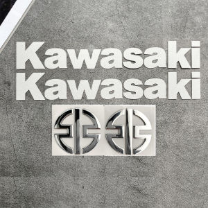One Pair Kawasaki Logo Sticker Reflective Laser Motorcycle Body Waterproof Decal for Kawasaki Fury 125 Barako 175 Accessories HD3 Ninja 200 250 300 400 650