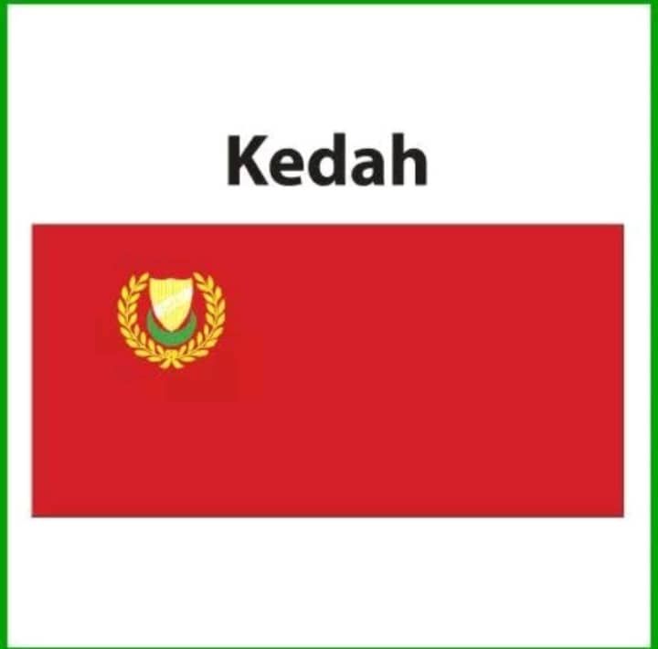 Kedah Flag 3x6ft , Bendera Kedah 3x6ft, Woolen | Lazada