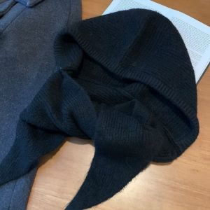 Mũ Dệt Kim Mới Một Mảnh Dày Khăn Mũ Phụ Kiện Mùa Đông Mũ Có Mũ Bảo Vệ Cổ Cho Nữ Phong Cách Hàn Quốc Mũ Thời Trang