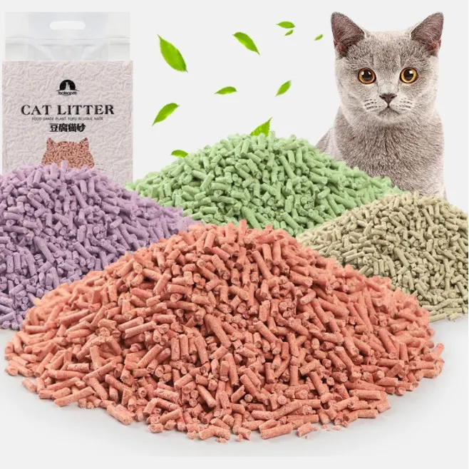 ทรายแมว เต้าหู้ ออร์แกนิค100% ผลิตจากกากถั่วเหลืองธรรมชาติ  Cat Litter 6L เต้าหู้ ทรายเต้าหู้