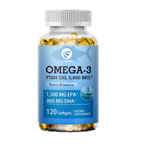 Fish Oil Capsules OMEGA-3 Rich In DHA And EPA Improve Bad Mood Relieve Stress Strengthen Brain Improve Intelligence