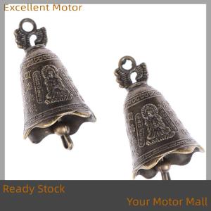 Excellent Ready Stock Antique Bell Chinese Mini Sculpture Pray Guanyin Buddha Bell Shui Feng Bell