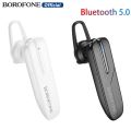 Borofone Bc36 Work Wireless Car Bluetooth 5.0 Hands free Phone with Microphone Sports Music Call Earphones Suitable for iPhone, Xiaomi, Samsung Full Smartphones Universal. 