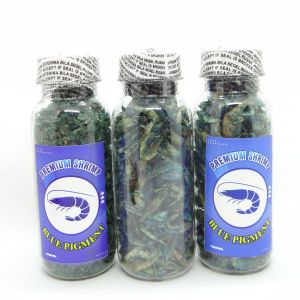 Udang Kering BIRU Premium Plus pigmen CAROPHYLL BLUE kemasan botol 100 ml