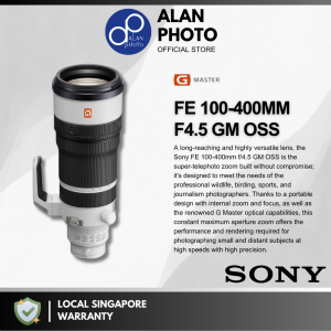 Sony FE 100-400mm F4.5 GM OSS Lens [SEL100400MCQSYX] | Sony Singapore Warranty
