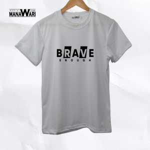 Manawari statement tshirt inspirational tshirt Brave Enough aesthetic quote tshrt top korean trend tees tshirt statement