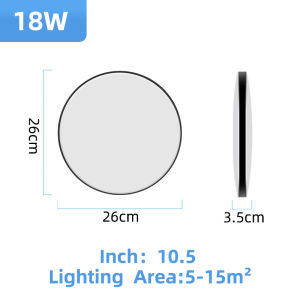 Đèn Trần Led Siêu Mỏng 220V 240V 12W 24W 25/32CM Đèn Trần Hiện Đại Siêu Sáng Công Suất Thực Thiết Bị Chiếu Sáng Cho Phòng Khách Phòng Ngủ Nhà Bếp Màu Trắng