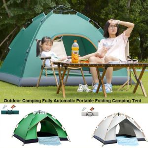 NOONOR 2-person Double Door Fully Automatic Tent Portable Quick Opening Beach Tent High Quality Double Person Folding Camping Tent Outdoor Camping Accessories