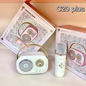 Bluetooth speaker karaoke microphone C20 PLUS Mini karaoke Bluetooth speaker with microphone wireless Large speaker capacity portable wireless high quality audio