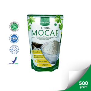 Mocafine - Tepung Mocaf Tepung Bebas Gluten - Halal - BPOM - Organik - 500 gram