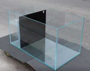 🏆Ultra Clear Glass Braceless Aimless Customization Fish tank MADE TO ORDER