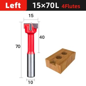 DIVATEN Left/Right Drill Bits 10mm Shank Carbide Row Drill 2 Flute Woodworking Tools Wood Alloy