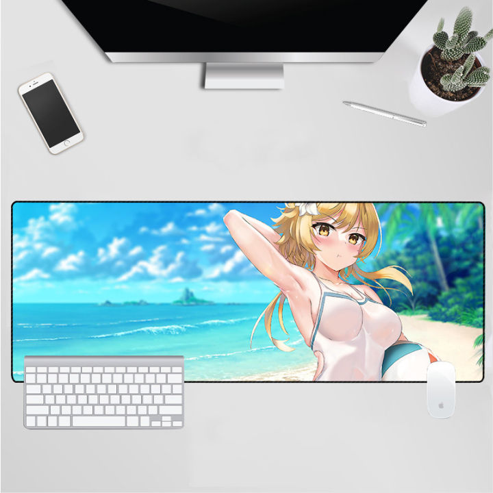 Genshin Impact Mousepad Gaming Keyboard Pad Gaming Large Mousepad 电脑鼠垫 ...