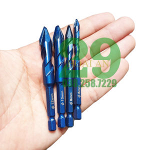 Mũi Khoan Đa Năng Chuyên Gạch Men Cứng HEX-9 Độ Cứng HRC 40 chuyên dụng trên nhiều chất liệu khác nhau