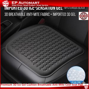 3D Cooling Grid Egg Sitter Gel Flex Seat Cushion Soft Silicone Honeycomb Design Black Car Seat Mat Office Chair Mat Co