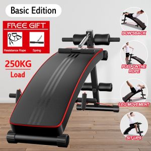 Dumbbell Bench Sit-up Fitness Equipment Home Mens Multi-Functional Exercise Flying Bird Bench Push Home Fitness Chair Sit-ups Auxiliary Equipment Male Barbell Bird Folding Multifunction Bench