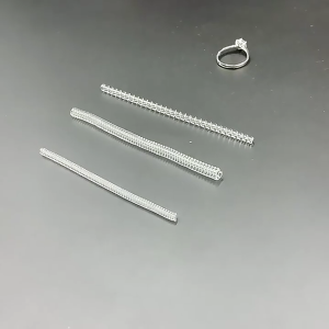 8 Pack Ring Tightener Size Reducer Invisible Coil Wrap Plastic Guards for Loose Rings Practical Jewelry Resizing Tool