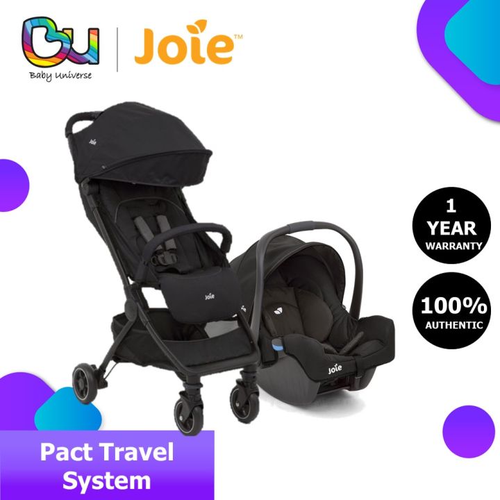 Joie Pact Travel System with Joie Gemm Infant Carrier // Birth to 15kg