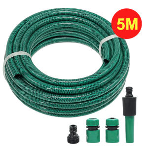 Garden Hose Pipe With Fittings PVC Heavy Duty Water Spray Hosepipe 5M TO 30M