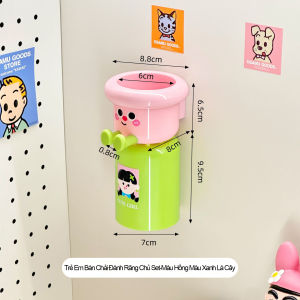 Dopamine toothbrush holder magnetic suction cup wall-mounted electric toothbrush storage rack