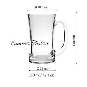 PROMO 1PCS GELAS M-1232 GELAS GAGANG MUG ES TEH / KOPI / THAI TEA 350 ML