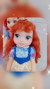 👸 Búp Bê Công Chúa Mắt Thủy Tinh 35 cm (14 Inch) Princess Toddler Doll – Hàng Xả Kho Cho Bé Ôm Chơi & Làm Tóc