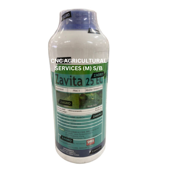 Zavita 25 EC 1L Zagro Difenoconazole 25% Racun Kulat Fungicide Hawar ...