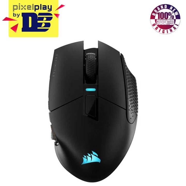 Corsair Scimitar Elite Wireless MMO Gaming Mouse (CS-CH-9314311-AP ...