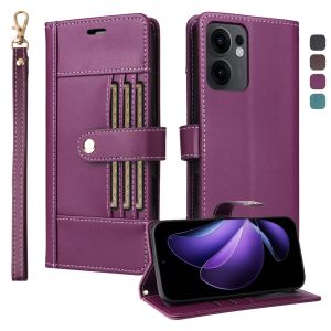 เคสโทรศัพท์กันกระแทกสำหรับ OPPO Reno 14 13 Pro/reno 13F กระเป๋าสตางค์หนังแม่เหล็ก12F เคสโทรศัพท์พลิกช่องการ์ด